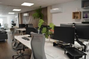 Instalaciones del espacio de coworking Hub 36 en Albacete