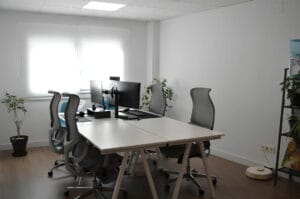 Instalaciones del espacio de coworking Hub 36 en Albacete