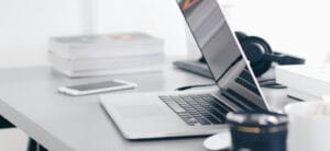 Zona de reuniones del coworking Hub 36 en Albacete
